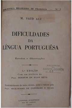 Dificuldades da Língua Portuguesa
