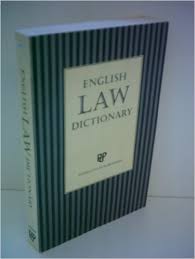 English Law Dictionary