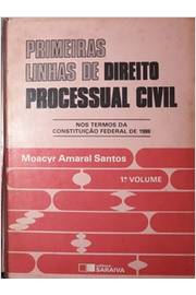 Primeiras Linhas de Direito Processual Civil 1