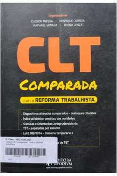 Clt Comparada Com a Reforma Trabalhista (2017)