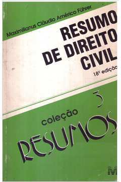 Resumo de Direito Civil - Vol. 3