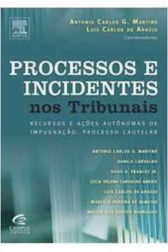 Processos e Incidentes nos Tribunais