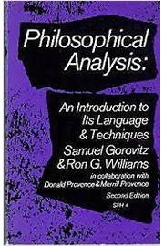 Philosophical Analysis de Samuel Gorovitz e Outros pela Sph
