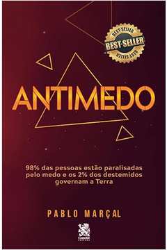 Livro: Antimedo - Pablo Marçal | Estante Virtual