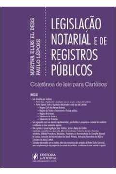 Legislação Notarial e de Registros Públicos