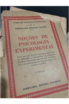 Noçoes de Psicologia Experimental