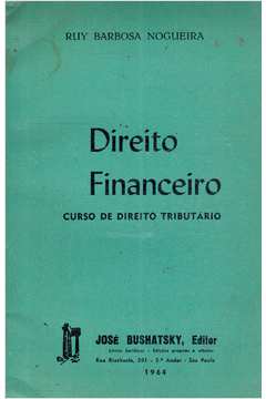 Livros - Direito Financeiro e Tributário