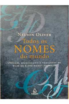 Livros encontrados sobre Nelson oliver livro dicionarios todos os