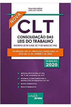 Clt – Consolidação das Leis do Trabalho 2020
