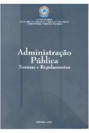 Administração Pública Normas e Regulamentos