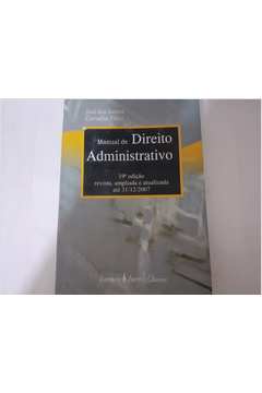Livro Manual De Direito Administrativo Jos Dos Santos Carvalho Filho Estante Virtual