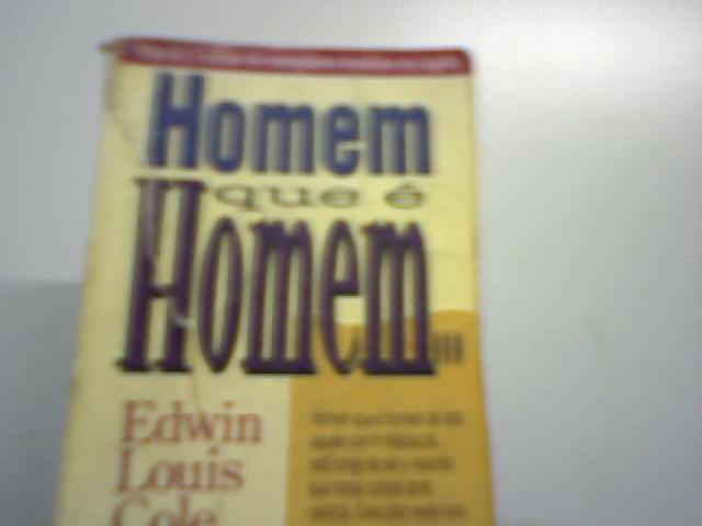 Homem Ao Máximo - Edwin Louis Cole - 4309 - Outros Livros - Magazine Luiza