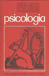 Psicologia Revista Quadrimestral Novembro de 1976 Ano 2 Numero 3