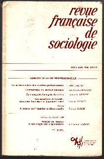 Revue Française de Sociologie