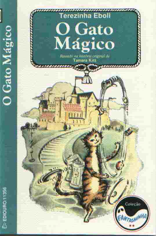 Livro mágico gato