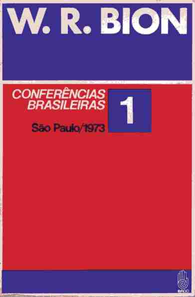 Conferncias Brasileiras 1 So Paulo/1973