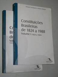 Livro: Constituições Brasileiras De 1824 A 1988 - 2 Volumes - Vanuza ...