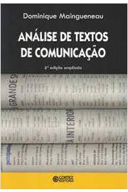 Análise de Textos de Comunicação - 6a Edição Ampliada