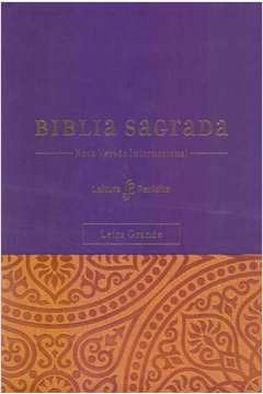 Bíblia Sagrada NVI - Capa Roxa - Letra Grande