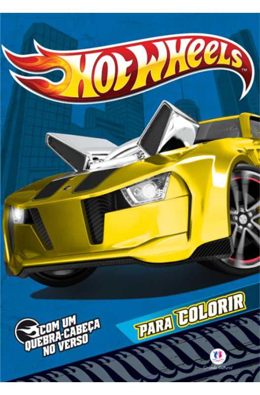 LIVRO 365 DESENHOS PARA COLORIR HOT WHEELS