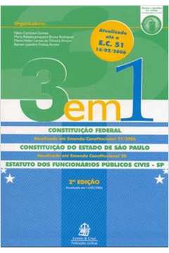 3 EM 1 - CONSTITUICAO DO ESTADO DE SAO PAULO