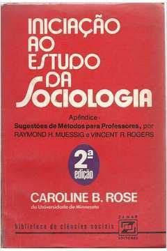 Iniciação ao Estudo da Sociologia