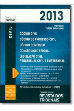 Rt Mini Código 2013: Código Civil, Código de Processo Civil, Constituicão Federal