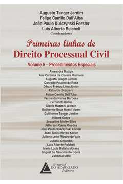 PRIMEIRAS LINHAS DE DIREITO PROCESSUAL CIVIL