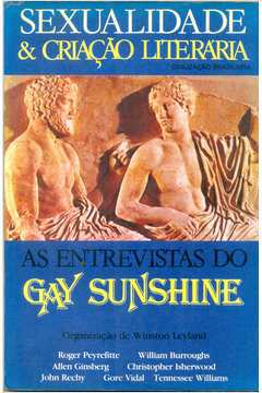 Sexualidade & Criação Literária: as Entrevistas do Gay Sunshine