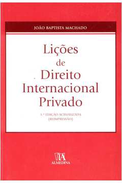 Lições de direito internacional privado