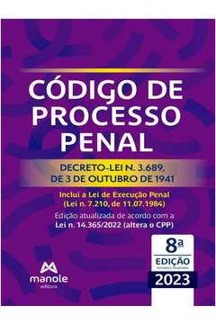 CÓDIGO DE PROCESSO PENAL - 2023