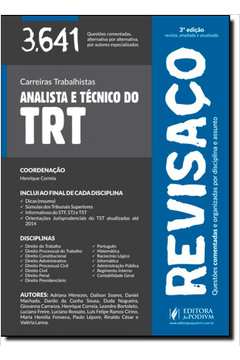 Analista e Técnico do Trt: 3641 Questões Comentadas - Coleção Revisaço