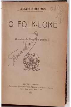 O Folk Lore ( Estudos de Literatura Popular )
