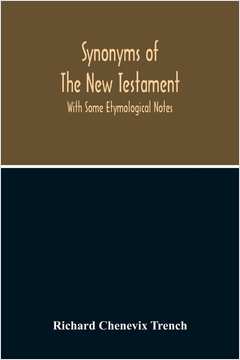 Livro Synonyms Of The New Testament