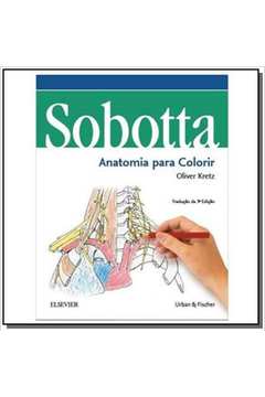 Livro - Sobotta Anatomia para Colorir - Kretz