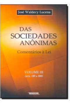 Das Sociedades Anônimas - Vol.3