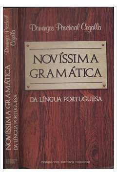 Livro: Novíssima Gramática Da Língua Portuguesa - Domingos Paschoal ...