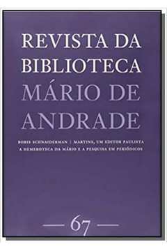 REVISTA DA BIBLIOTECA MARIO DE ANDRADE N 67