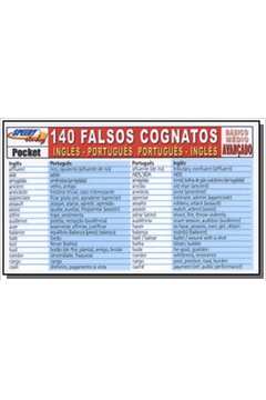 140 FALSOS COGNATOS INGLES/PORTUGUES AVANCADO