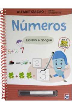 Ensino Fundamental Alfabetizacao Escreva E Apague - Numeros