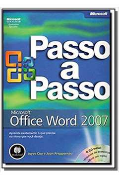 MICROSOFT OFFICE WORD 2007 PASSO A PASSO