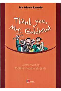 Thank You, Mrs. Goldman!