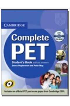 COMPLETE PET SB WITHOUT ANSWER - WITH CD-ROM