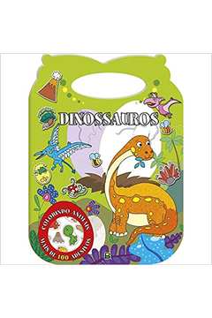 Dinossauros- Colorindo Dinossauros-mais de 100 Adesivos.