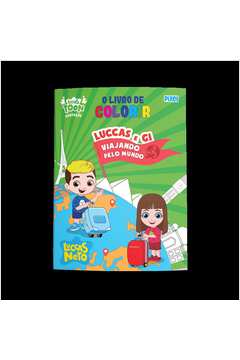 Viaje e dê cor ao mundo com o Luccas e a Gi 💙 O novo livro de colorir dos  seus irmãos favoritos já está disponível na pré-venda pelo site oficial  do