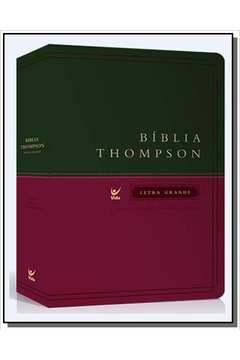 BIBLIA THOMPSON AEC - LETRA GRANDE - CAPA VERDE E