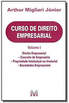 CURSO DE DIREITO EMPRESARIAL - VOLUME I - 01ED/18