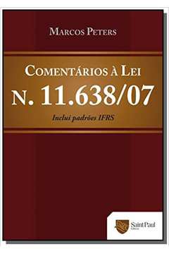 COMENTARIOS A LEI N. 11.638/2007
