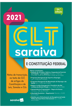 CLT SARAIVA E CONSTITUIÇÃO FEDERAL   TRADICIONAL