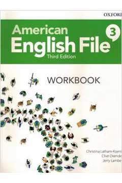 American English File 3 Workbook - 3Rd Ed.